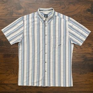 Kuhl Shirt Mens Size-Large Multicolor Short Sleeve Button Up Hiking Outdoor